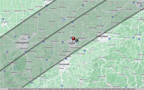 eclipse timeline dayton ohio|dayton ohio solar eclipse 2024.